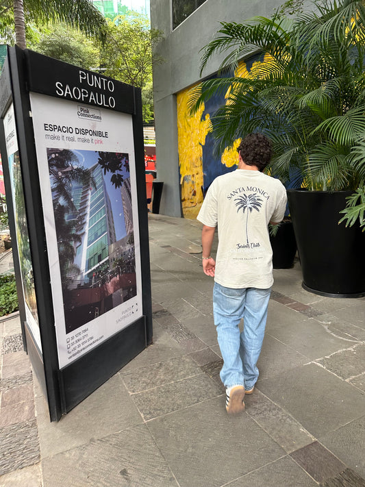 Palm T-shirt Beige